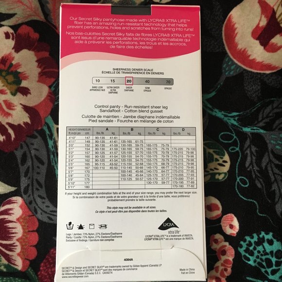 Secret Silky control panty pantyhose - Picture 3 of 3